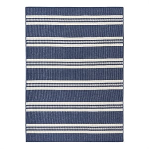 Nourison Horizon Indoor/Outdoor 5' x 7' Navy Modern Rug