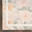 Nourison Botanical Washables 5' x 7' Beige Multicolor Farmhouse Indoor Rug