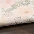 Nourison Botanical Washables 5' x 7' Beige Multicolor Farmhouse Indoor Rug