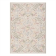Nourison Botanical Washables 5' x 7' Beige Multicolor Farmhouse Indoor Rug