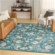 Nourison Botanical Washables 5' x 7' Green Multicolor Farmhouse Indoor Rug