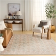 Nourison Botanical Washables 4' x 6' Beige Multicolor Farmhouse Indoor Rug