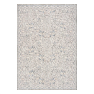 Nourison Botanical Washables 5' x 7' Grey Multicolor Modern Indoor Rug