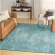 Nourison Botanical Washables 5' x 7' Green Modern Indoor Rug