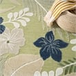 Nourison Suncoast 4' x 6' GRNBL Tropical Rug