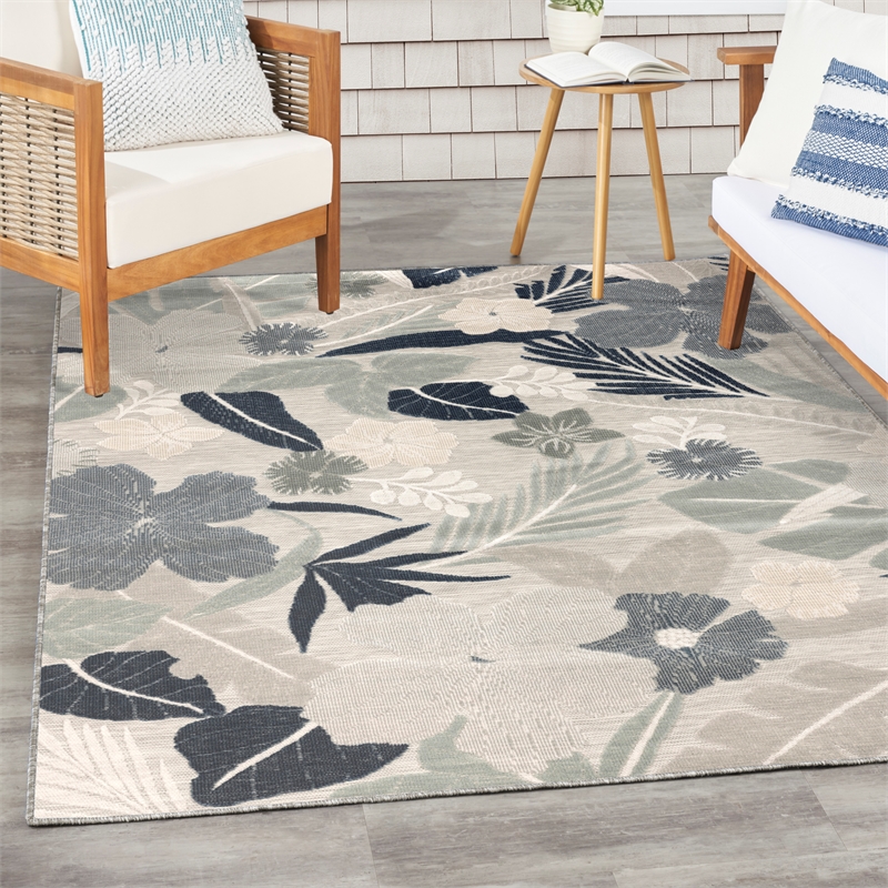 Nourison Suncoast 4' x 6' GYNAV Tropical Rug