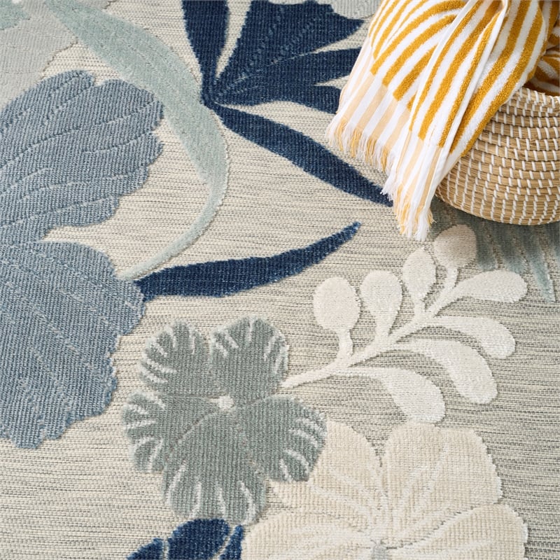 Nourison Suncoast 4' x 6' GYNAV Tropical Rug