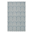 Nourison Washable Charm 2' x 3' Blue Ivory Modern Indoor Rug