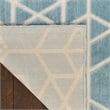 Nourison Washable Charm 8' x 10' Blue Ivory Modern Indoor Rug