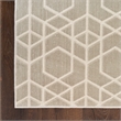 Nourison Washable Charm 2' x 3' Silver Ivory Modern Indoor Rug