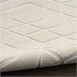 Nourison Washable Charm 2' x 3' Ivory Modern Indoor Rug
