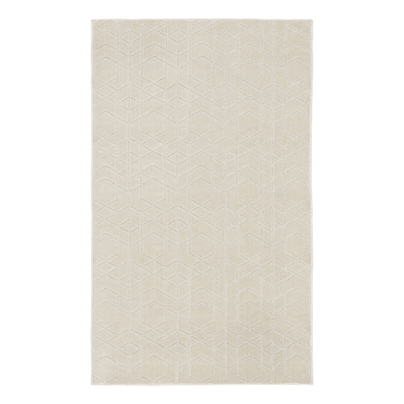 Nourison Washable Charm 2' x 3' Ivory Modern Indoor Rug