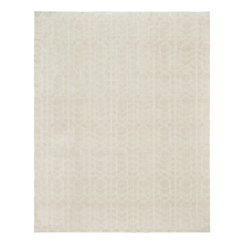 Nourison Washable Charm 8' x 10' Ivory Modern Indoor Rug