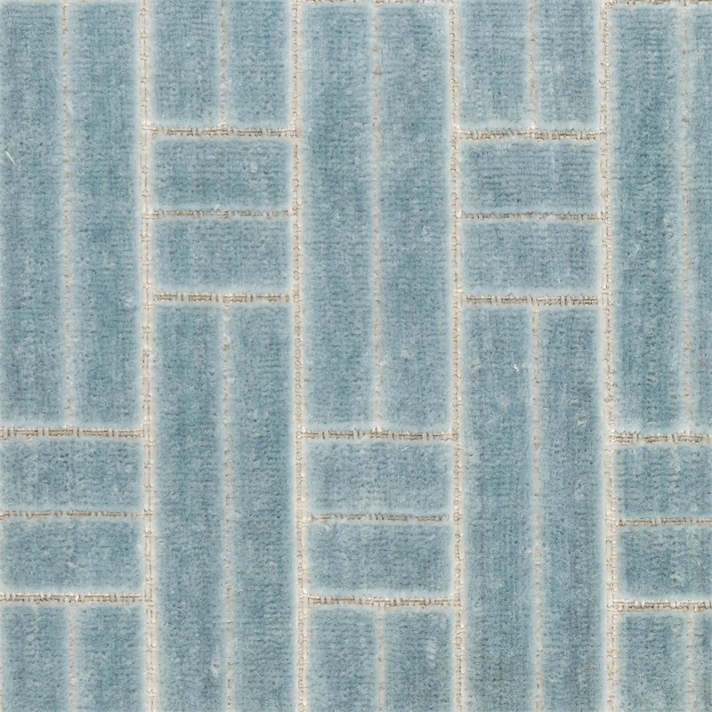 Nourison Washable Charm 3' x 5' Blue Ivory Modern Indoor Rug