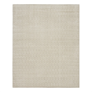Nourison Washable Charm 8' x 10' Silver Ivory Modern Indoor Rug