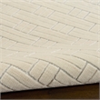 Nourison Washable Charm 2' x 3' Ivory Modern Indoor Rug