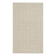 Nourison Washable Charm 3' x 5' Silver Ivory Contemporary Indoor Rug
