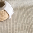 Nourison Washable Charm 5' x 7' Silver Ivory Modern Indoor Rug