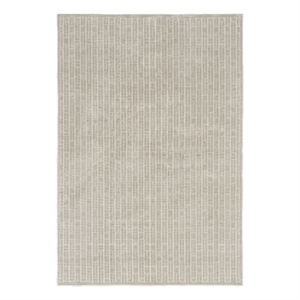 Nourison Washable Charm 5' x 7' Silver Ivory Modern Indoor Rug