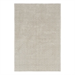 Nourison Washable Charm 5' x 7' Silver Ivory Modern Indoor Rug