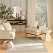 Nourison Washable Charm 5' x 7' Silver Ivory Contemporary Indoor Rug