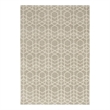 Nourison Washable Charm 5' x 7' Silver Ivory Modern Indoor Rug