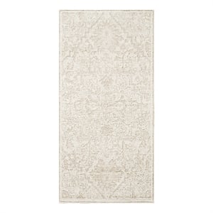 nourison dekor 2' x 4' ivory vintage indoor rug