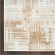 Nourison Dekor 2' x 4' Ivory Taupe Modern Indoor Rug