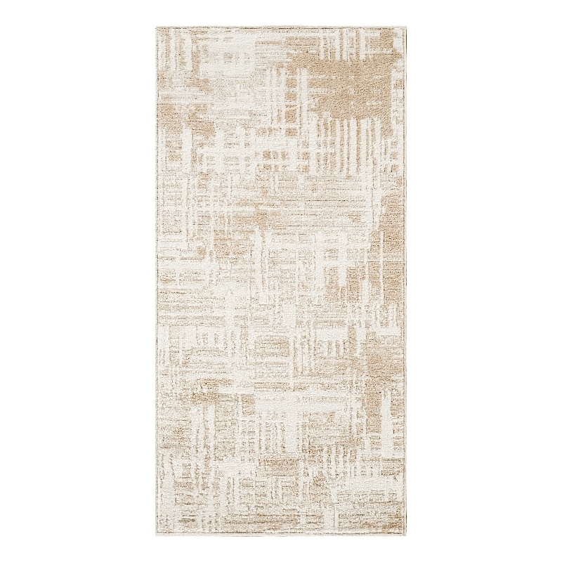 Nourison Dekor 2' x 4' Ivory Taupe Modern Indoor Rug
