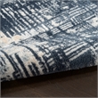 Nourison Dekor 2' x 4' Slate Modern Indoor Rug