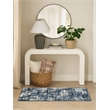 Nourison Dekor 2' x 4' Slate Modern Indoor Rug
