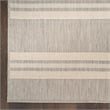 Nourison Horizon Indoor/Outdoor 5' x 7' Grey Modern Rug