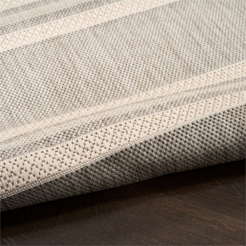 Nourison Horizon Indoor/Outdoor 5' x 7' Grey Modern Rug