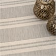 Nourison Horizon Indoor/Outdoor 5' x 7' Grey Modern Rug