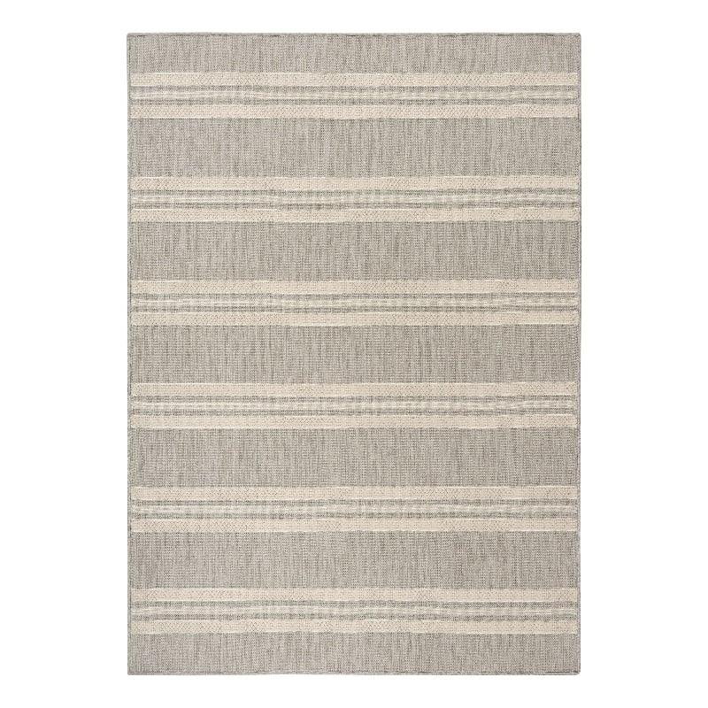 Nourison Horizon Indoor/Outdoor 5' x 7' Grey Modern Rug