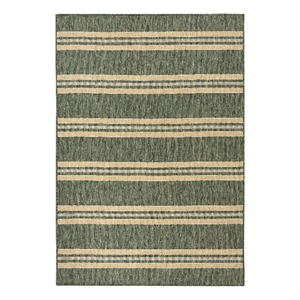 Nourison Horizon Indoor/Outdoor 4' x 6' Green Modern Rug