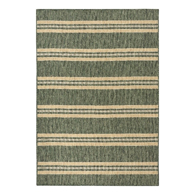 Nourison Horizon Indoor/Outdoor 5' x 7' Green Modern Rug