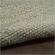 Nourison Natural Jute 3' x 5' Sage Farmhouse Indoor Rug