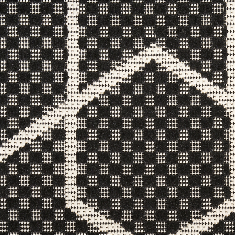 Nourison Horizon Indoor/Outdoor 2' x 3' BLACK Modern Rug