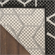 Nourison Horizon Indoor/Outdoor 2' x 3' BLACK Modern Rug