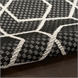 Nourison Horizon Indoor/Outdoor 2' x 3' BLACK Modern Rug