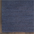Nourison Natural Jute 3' x 5' Navy Farmhouse Indoor Rug