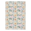 Nourison Botanical Washables 4' x 6' Ivory Multicolor Farmhouse Indoor Rug