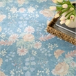 Nourison Botanical Washables 5' x 7' Blue Multicolor Farmhouse Indoor Rug
