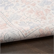 Nourison Botanical Washables 4' x 6' Ivory Multicolor Farmhouse Indoor Rug