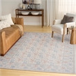Nourison Botanical Washables 4' x 6' Ivory Multicolor Farmhouse Indoor Rug