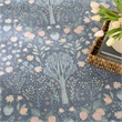 Nourison Botanical Washables 5' x 7' Blue Multicolor Modern Indoor Rug