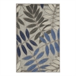 Nourison Aloha 2' x 3' Grey Blue Tropical Rug