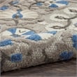 Nourison Aloha 2' x 3' Grey Multicolor Transitional Rug