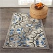 Nourison Aloha 2' x 3' Grey Multicolor Transitional Rug